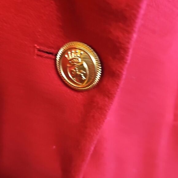 VTG CHARACTER SUBURBAN WOMENS 12 WOOL BLAZER/JACKET SINGLE GOLD BUTTON Poland - Picture 2 of 15